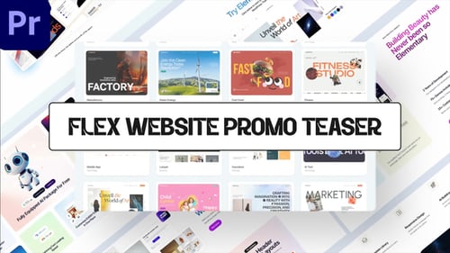 Flex Website Promo Teaser MOGRT