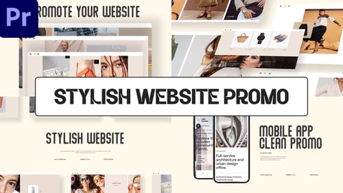 Stylish Website Promo MOGRT