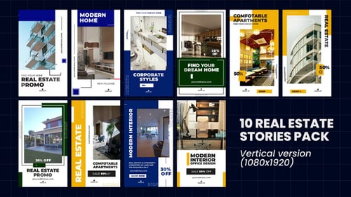 10 Real Estate Instagram Pack