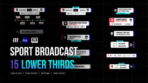 Sports Broadcast Lower Thirds