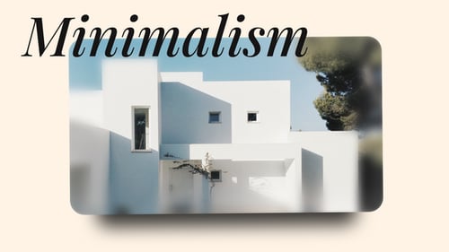 Elegant Minimalist Portfolio Slideshow with Clean Typography Transitions