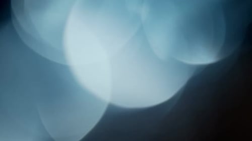 Abstract Blue Bokeh Lights Background