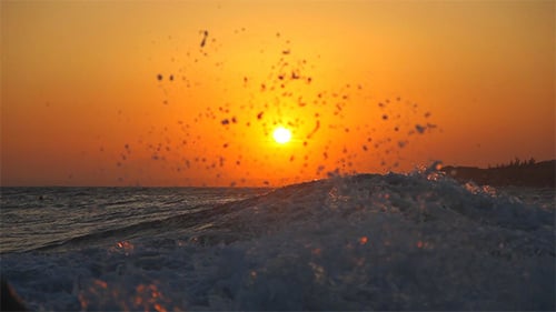 Sunset in Ocean