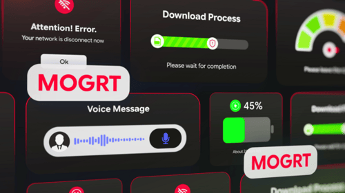 Alert UI Notification MOGRT