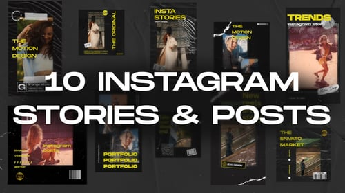 Grunge Instagram Stories and Posts
