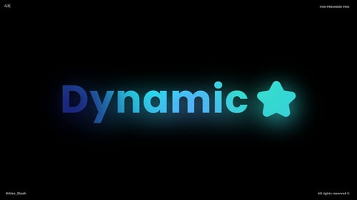 Dynamic Text Presets | MOGRT