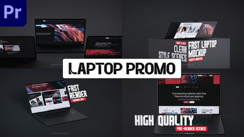 Fast Laptop Website Promo MOGRT