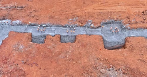 Adding a Strip Foundation Reinforcement Frame to a Reinforced Concrete Building