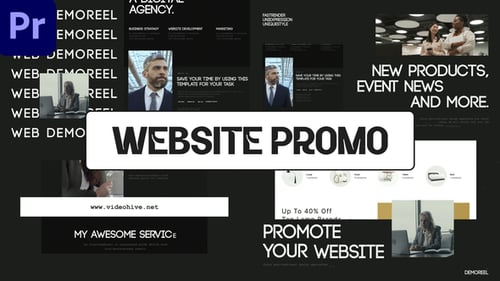 Promotion de site Web minimaliste MOGRT