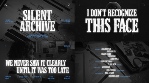 Dark Cinematic Title Sequence