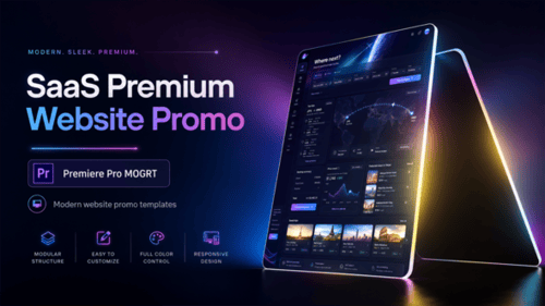 SaaS Premium Website Promo MOGRT