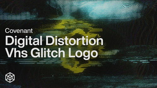 Covenant - Digital Distortion Vhs Glitch Logo