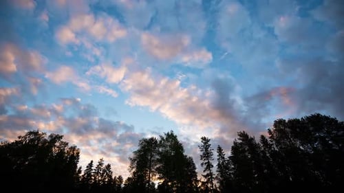 Morning Sunrise Clouds Timelapse