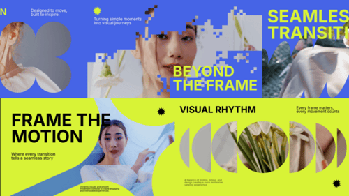 Modern Animated Video Frames and Transition