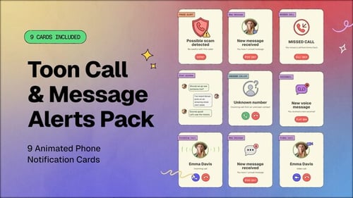 Toon Call & Message Alerts Pack