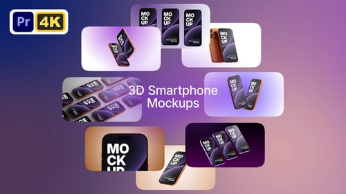 3D Smartphone Mockups | MOGRT