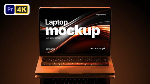Laptop Mockup | MOGRT