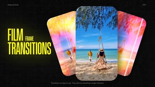 Vertical Film Frame Transitions | DR
