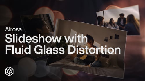 Alrosa - Slideshow with Fluid Glass Distortion