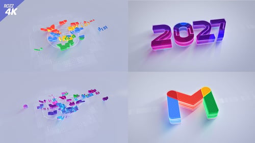 Digitales, sauberes Logo transformiert moderne Reveal