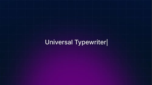 Universal Typewriter