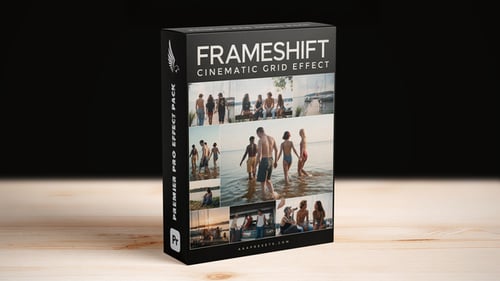 FrameShift Cinematic Grid Effect for Premiere Pro