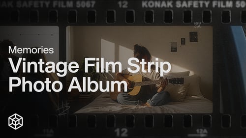 Memories - Vintage Film Strip Photo Album