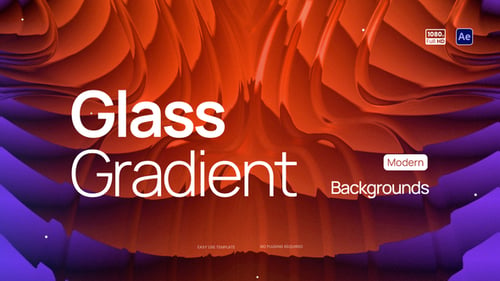 Animated Abstract Fluid Glass Gradient Backgrounds Collection
