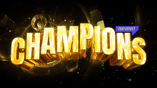 Champions Luxury Text Effects