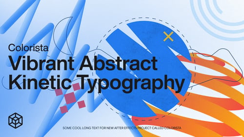 Colorista - Vibrant Abstract Kinetic Typography