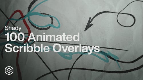 Shady - 100 Animated Scribble Overlays