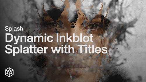 Splash - Dynamischer Inkblot Splatter mit Titeln