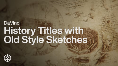 DaVinci - History Titles with Old Style Sketches