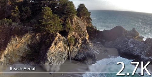 Aérea de praia deslumbrante