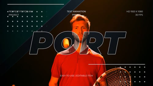 Sports Event Promo Opener