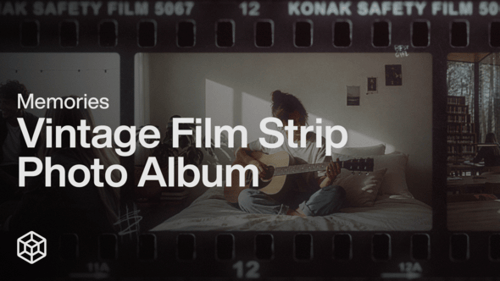 Memories - Vintage Film Strip Photo Album