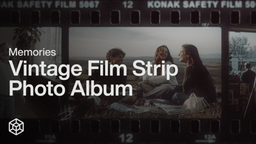 Memories - Vintage Film Strip Photo Album
