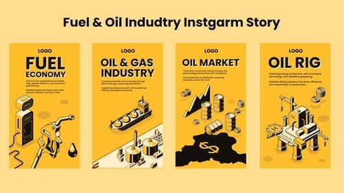 Fuel, Petroleum & Oil Industry Business Instagram Story Pack