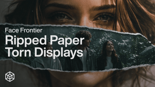 Face Frontier - Ripped Paper Torn Displays