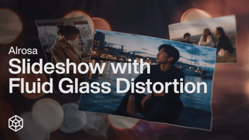 Alrosa - Slideshow with Fluid Glass Distortion