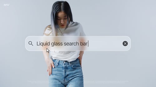 Liquid Glass Search Bar