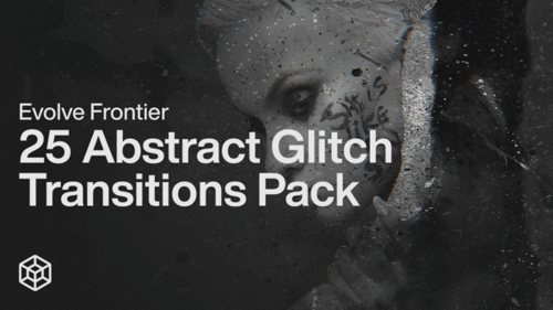 Evolve Frontier — Paket mit 25 abstrakten Glitch-Übergängen