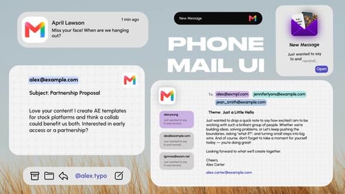 Phone Mail UI