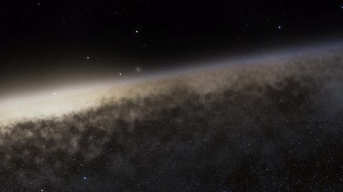 Flying Through a Distant Spiral Galaxy