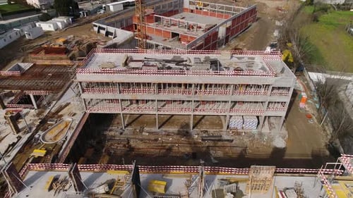 Construction Site Concrete Structure