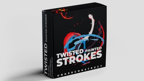 Animated Twisted Paint Strokes Liquid Reveal Pack