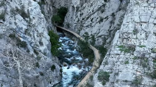 Canyon in the mountains Turkey Alanya Sapadere