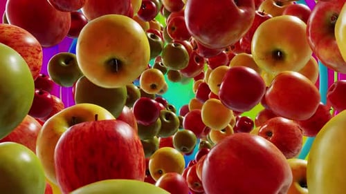 Fruchtiger Apfel im Retro 02 HD