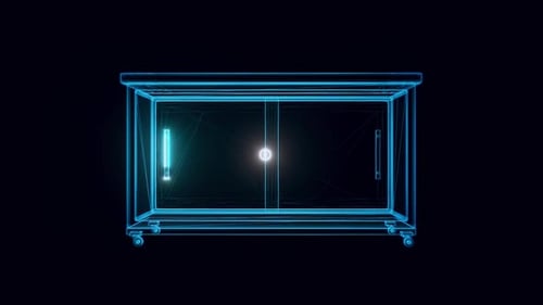 Wood Cabinet Hologram Hd