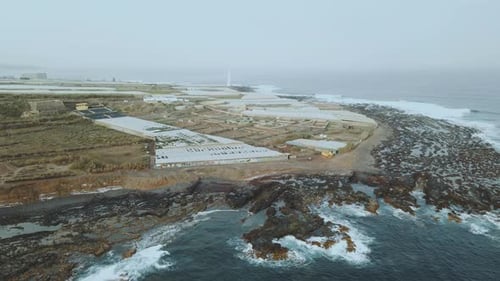 Incredible Mountain Scenery on the Ocean in the North of the Spanish Volcanic Island of Tenerife